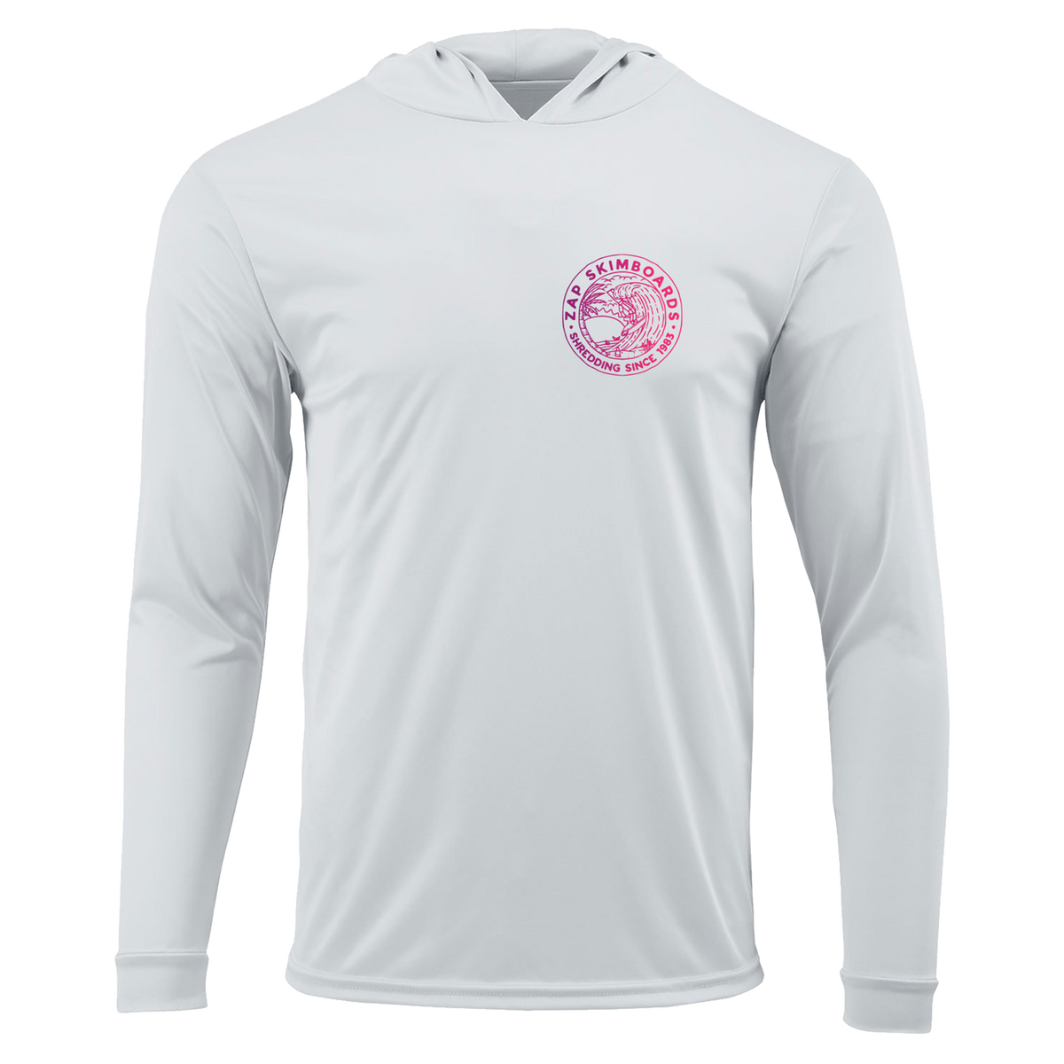 Zap Shredder Long Sleeve SPF Hoodie – Zap Skimboards