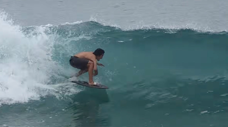 VIDEO | Elian Juarez's First Time Riding The Wedge