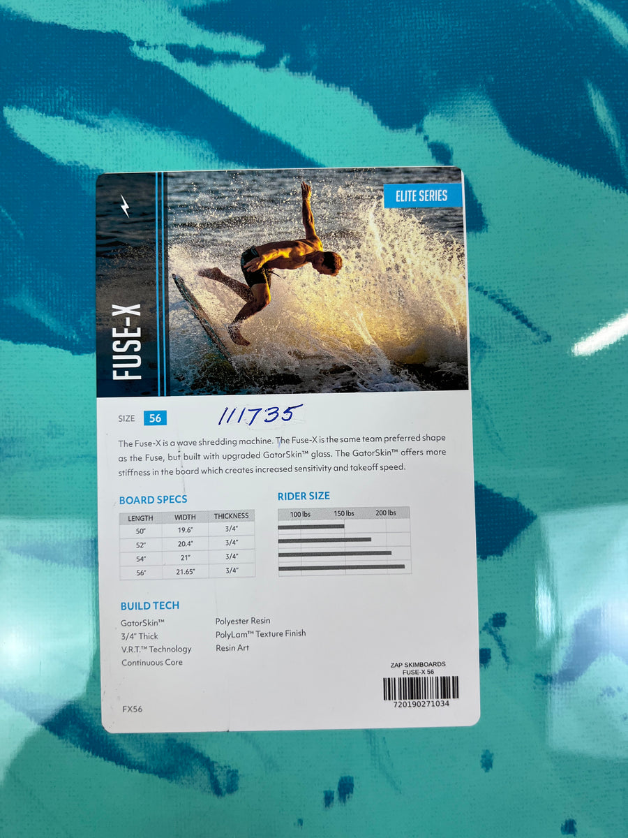 Zap Fuse-X Skimboard 56”