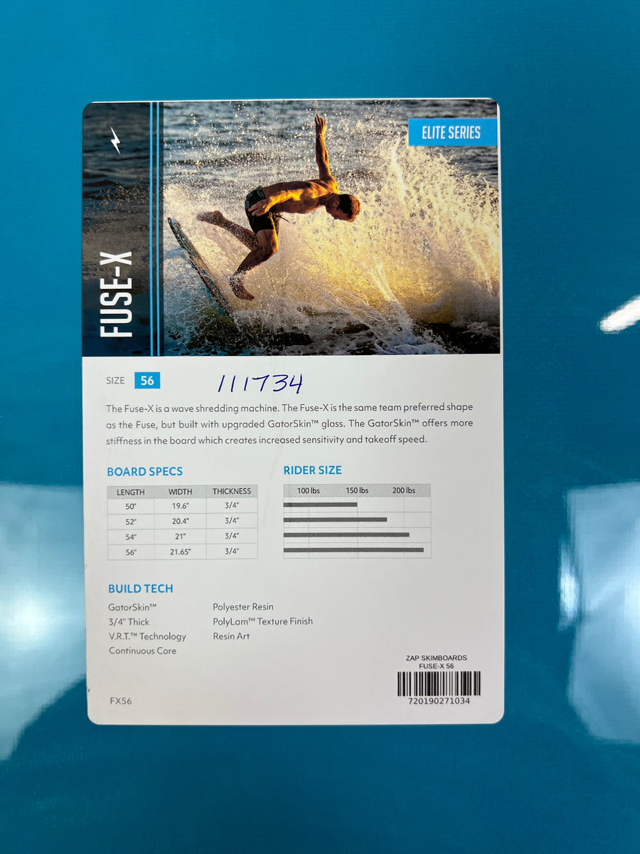 Zap Fuse-X Skimboard 56”