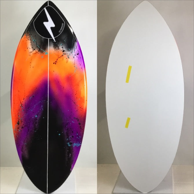 Zap Large Wedge Airbrush Skimboard 49" BLEM