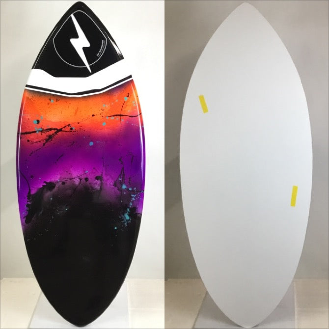 Zap Large Wedge Airbrush Skimboard 49" BLEM