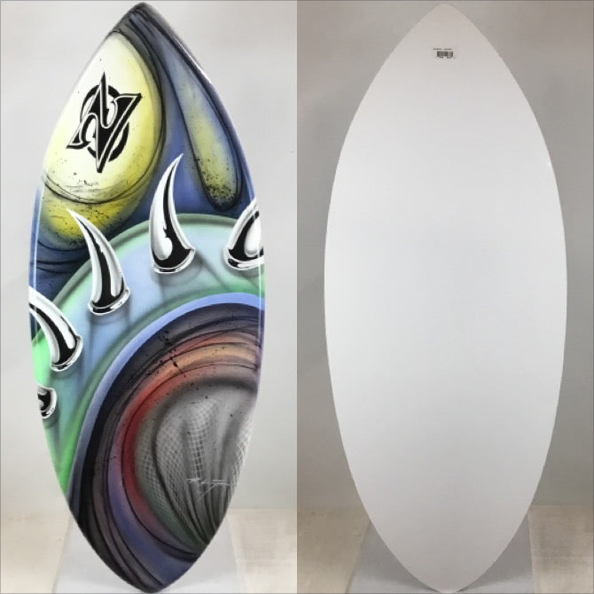 Zap Large Wedge Airbrush Skimboard 49"