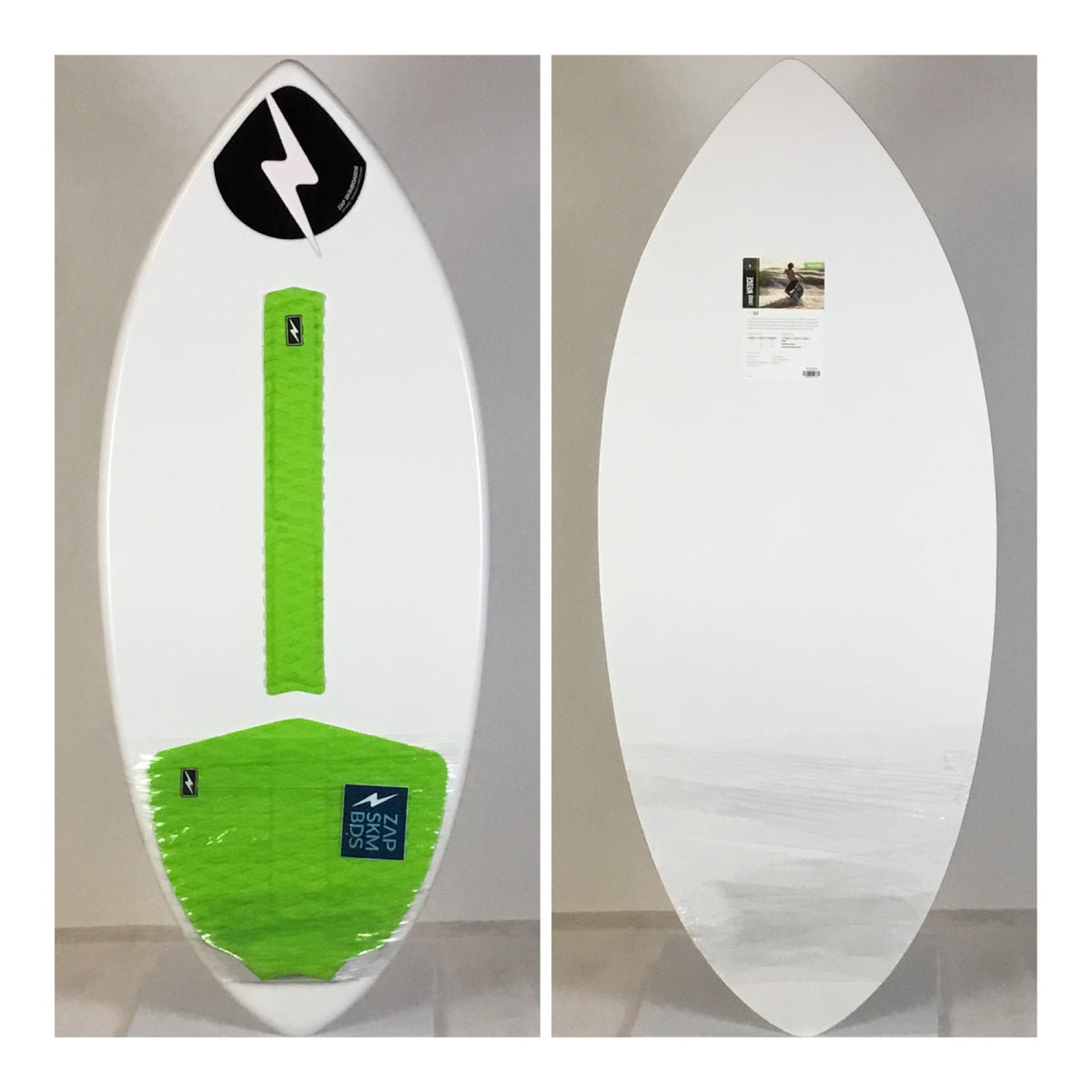 Zap Large Wedge COMPLETE Skimboard 49" Zap Skimboards
