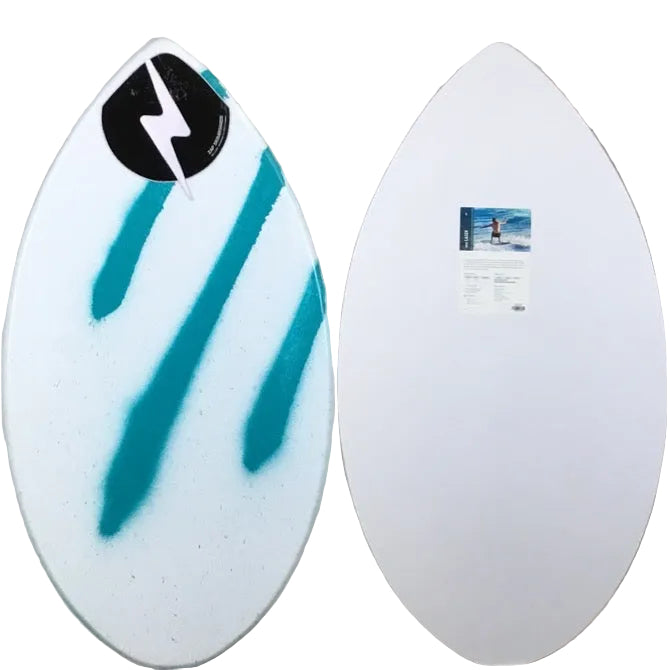 ZAP青と白のショートボード Just Added Zap Skimboards
