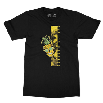 Zap Pineapple Tee - Black front