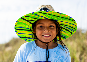 Zap Straw Lifeguard Hat Z-Pattern