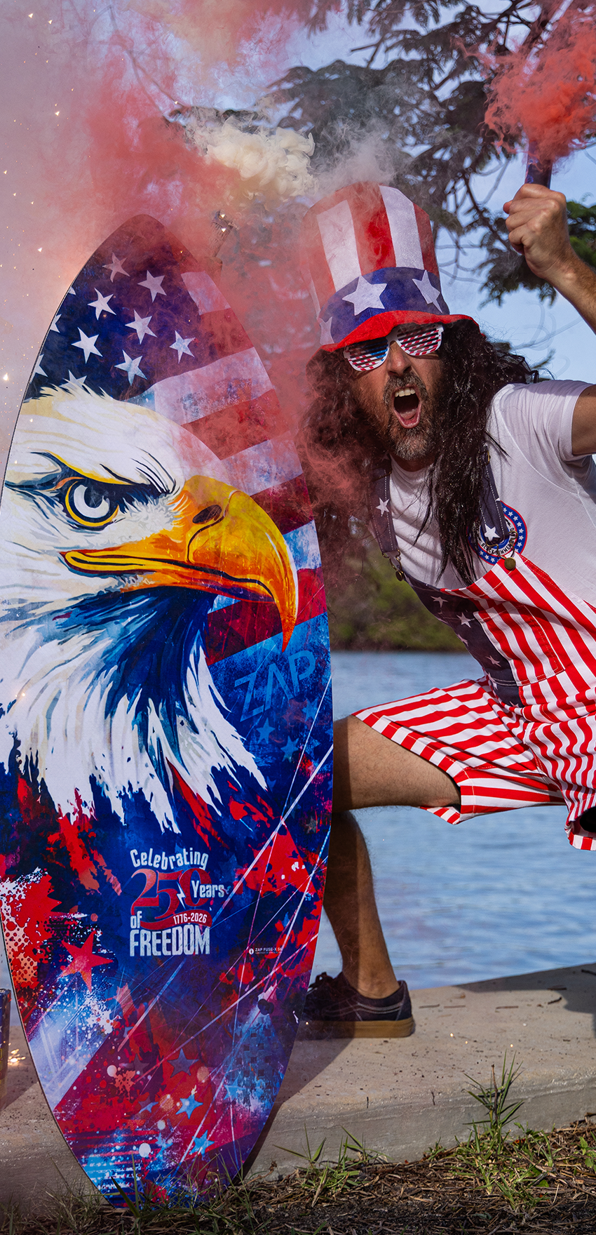 Zap Fuse-X 250 Year USA LTD Skimboard – Zap Skimboards
