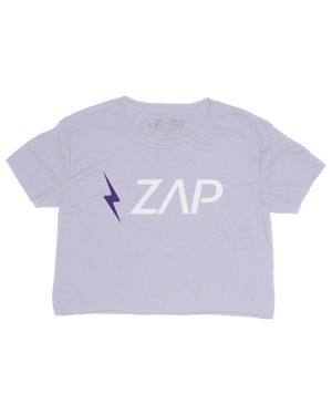 Zap Bolt Ladies Crop Top
