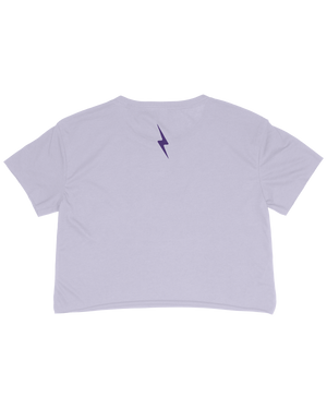 Zap Bolt Ladies Crop Top