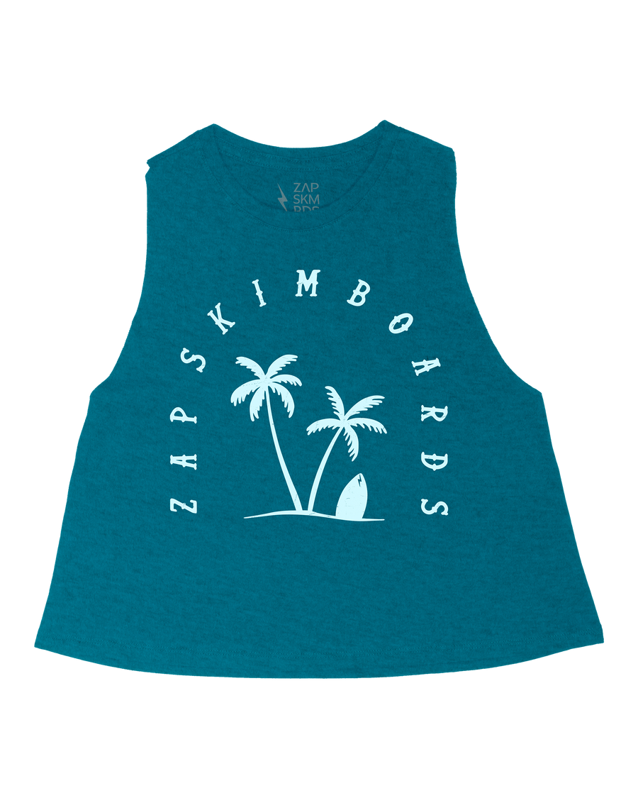 Zap Ladies Arch Raceback Crop Tank