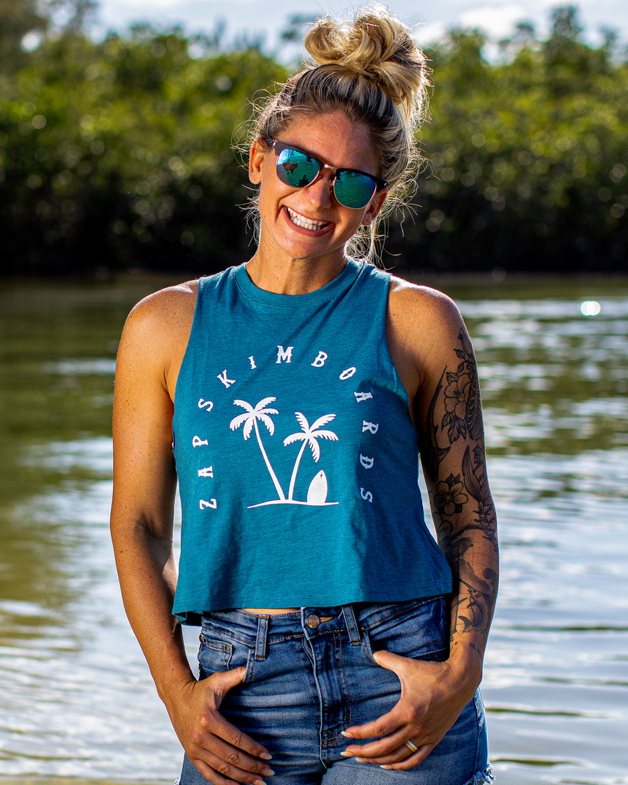 Zap Ladies Arch Raceback Crop Tank