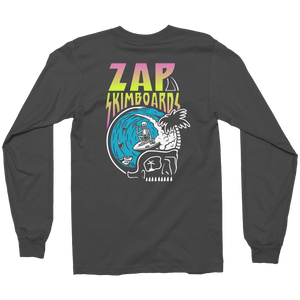 Camiseta de manga larga con calavera de barril Zap