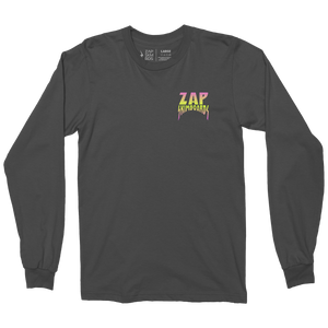 Zap Barrel Skull Long Sleeve Tee