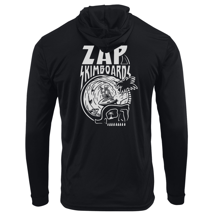 Zap Barrel Skull Long Sleeve SPF Hoodie