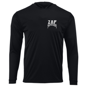 Zap Barrel Skull Langarm-SPF-Hoodie