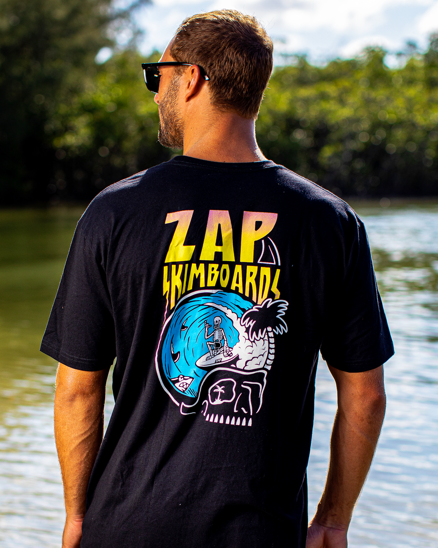 Zap Barrel Skull Tee