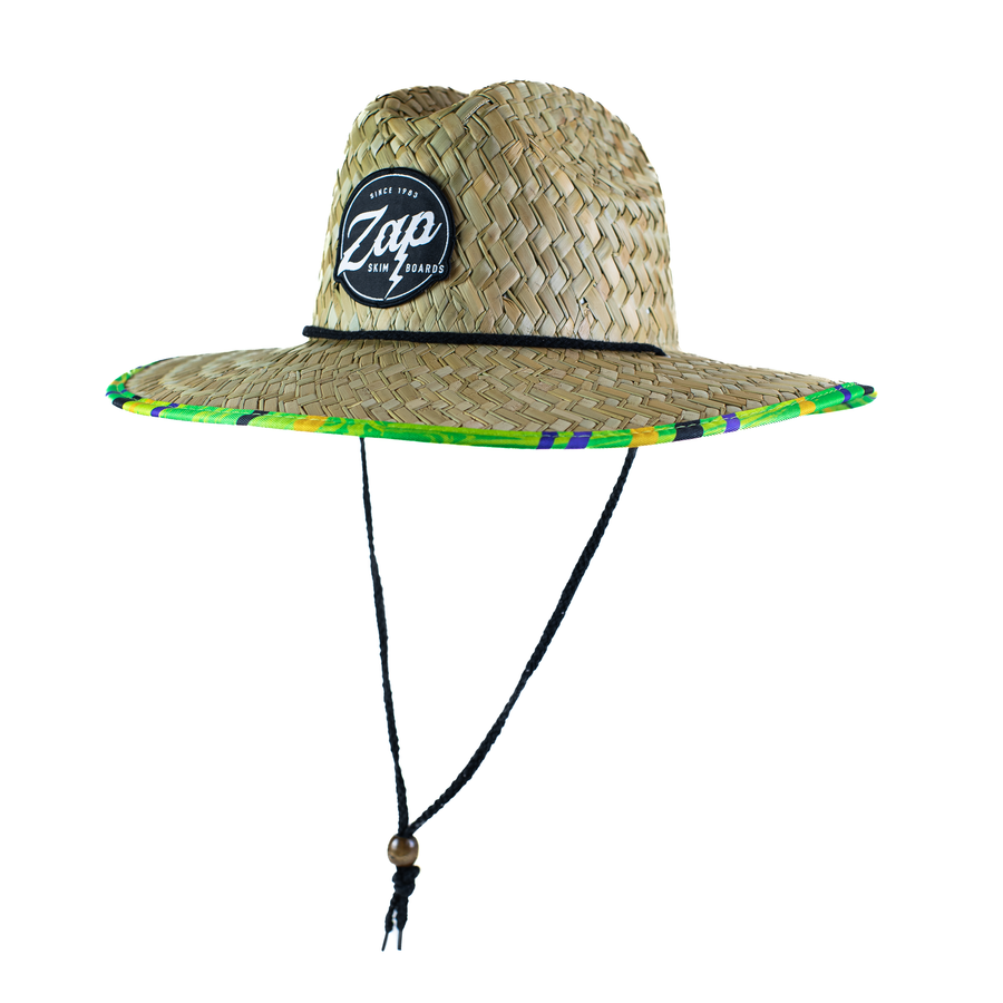 Zap Straw Lifeguard Hat Z-Pattern